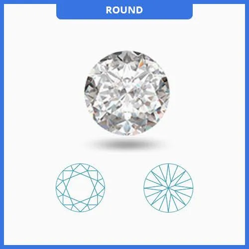 0.70CT K-L/SI3-I1 Round Cut Diamond MDL#D9007-16