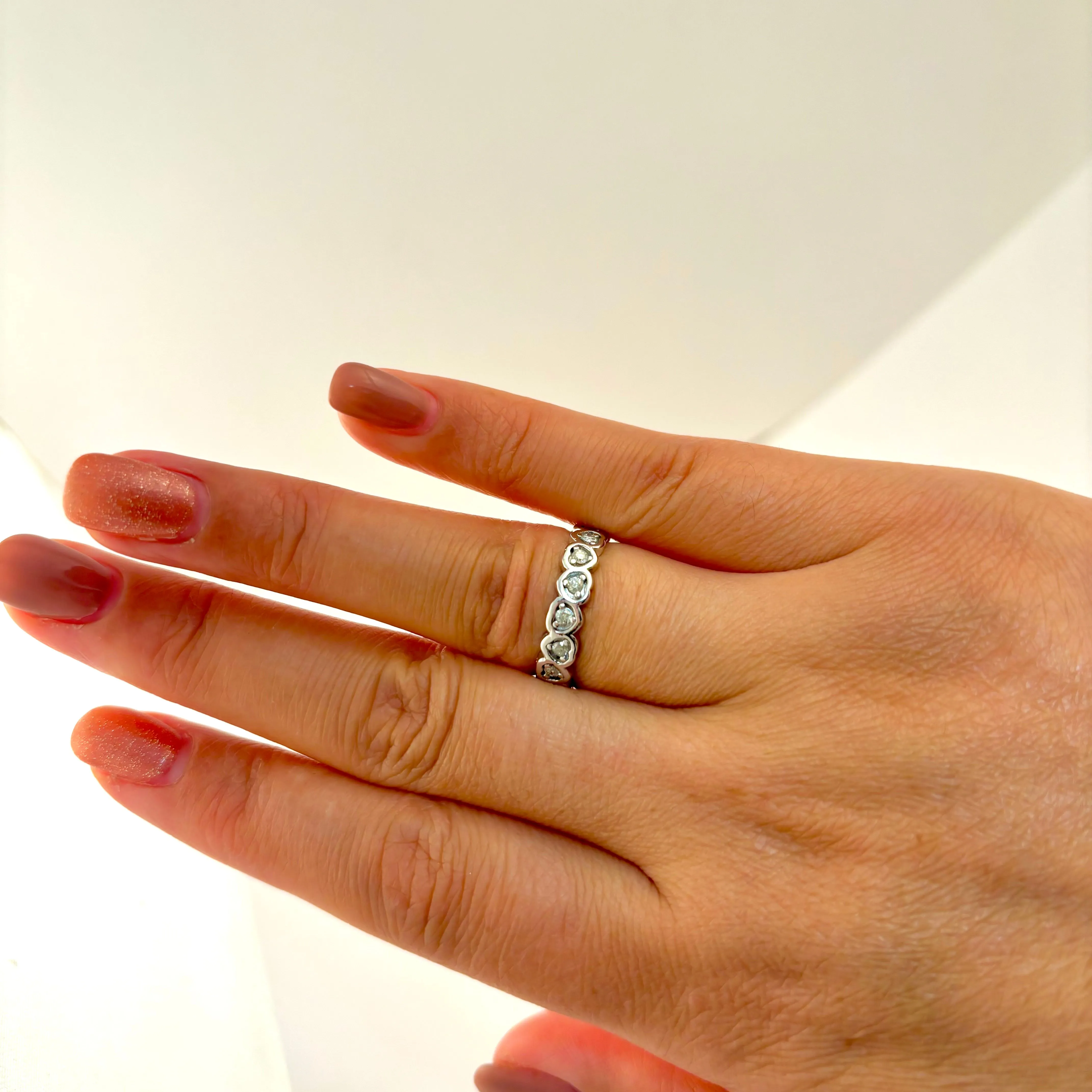 10k Heart Diamond Ring | 0.43ctw | SZ 6