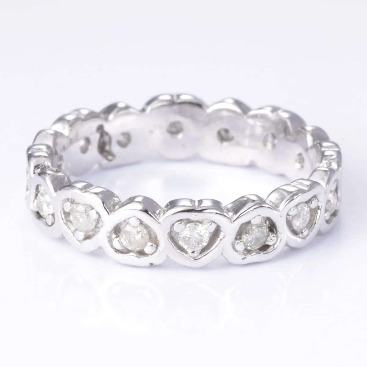 10k Heart Diamond Ring | 0.43ctw | SZ 6