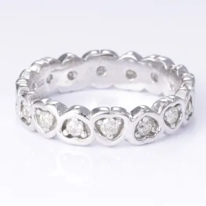 10k Heart Diamond Ring | 0.43ctw | SZ 6
