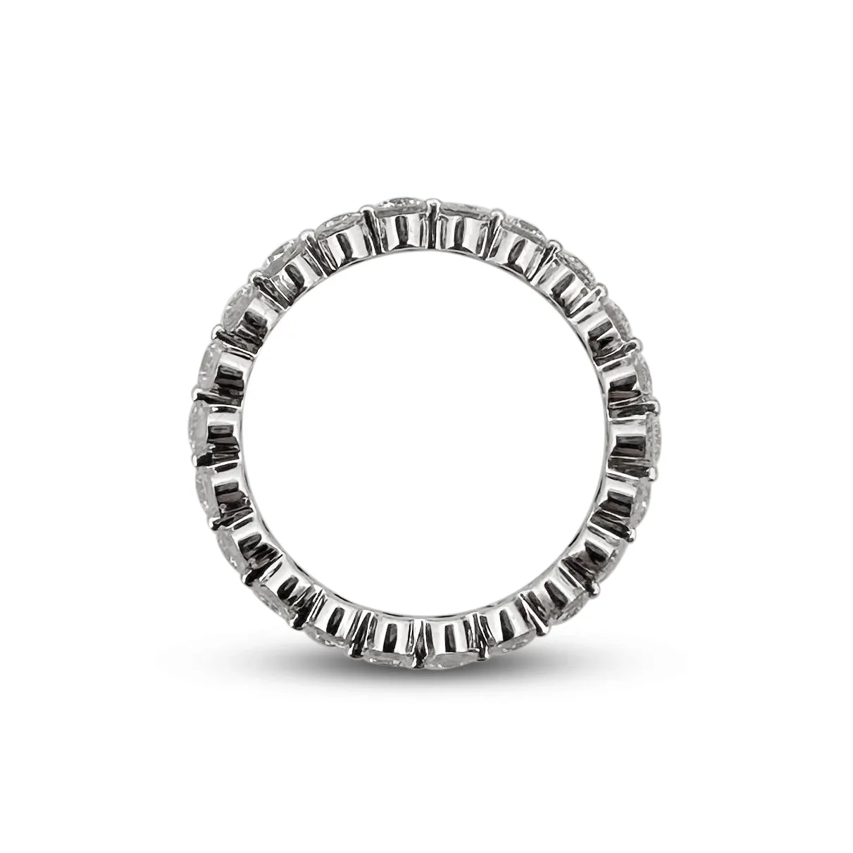 1.30ctw Single Shared Prong Diamond Eternity Band in 14 Karat Gold
