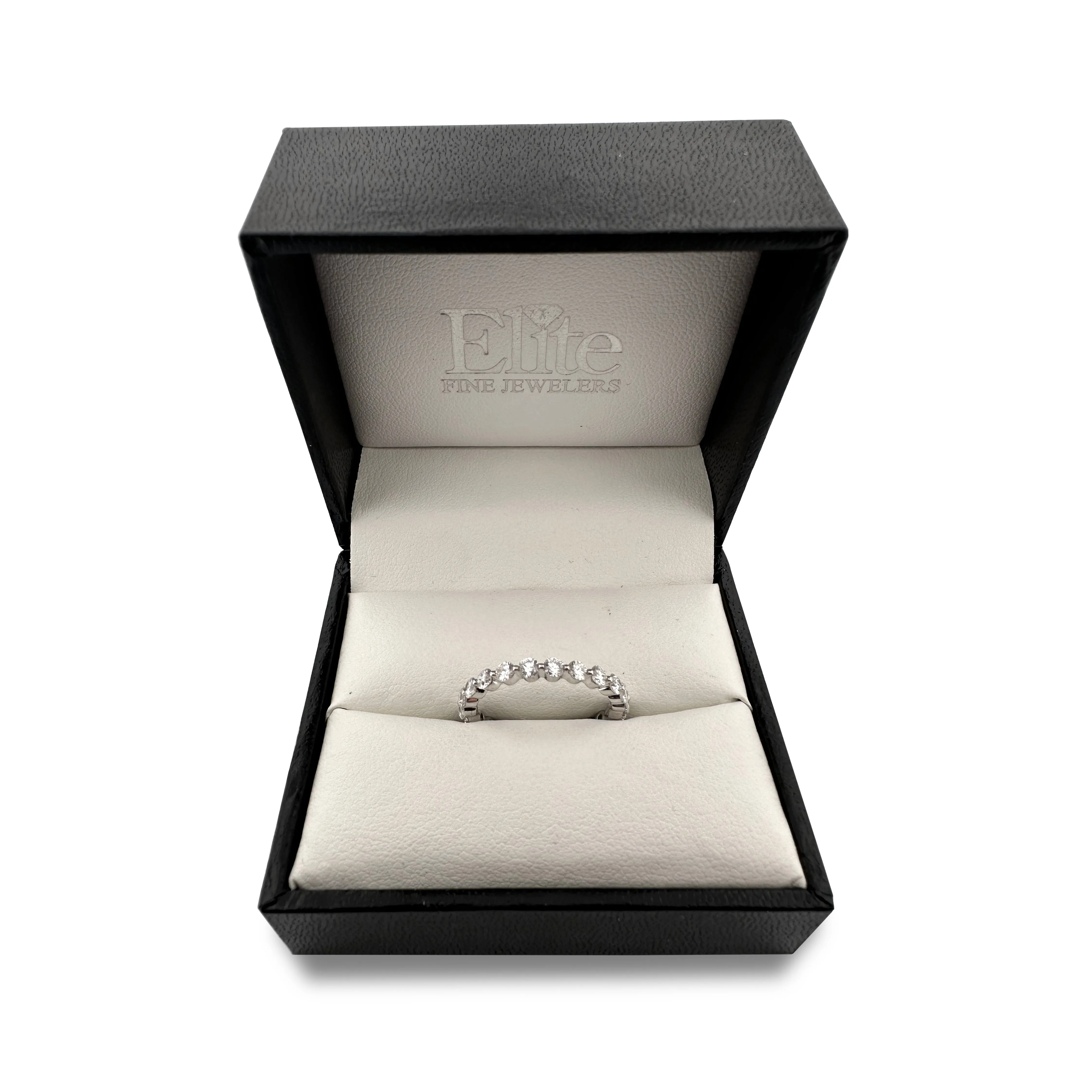 1.30ctw Single Shared Prong Diamond Eternity Band in 14 Karat Gold