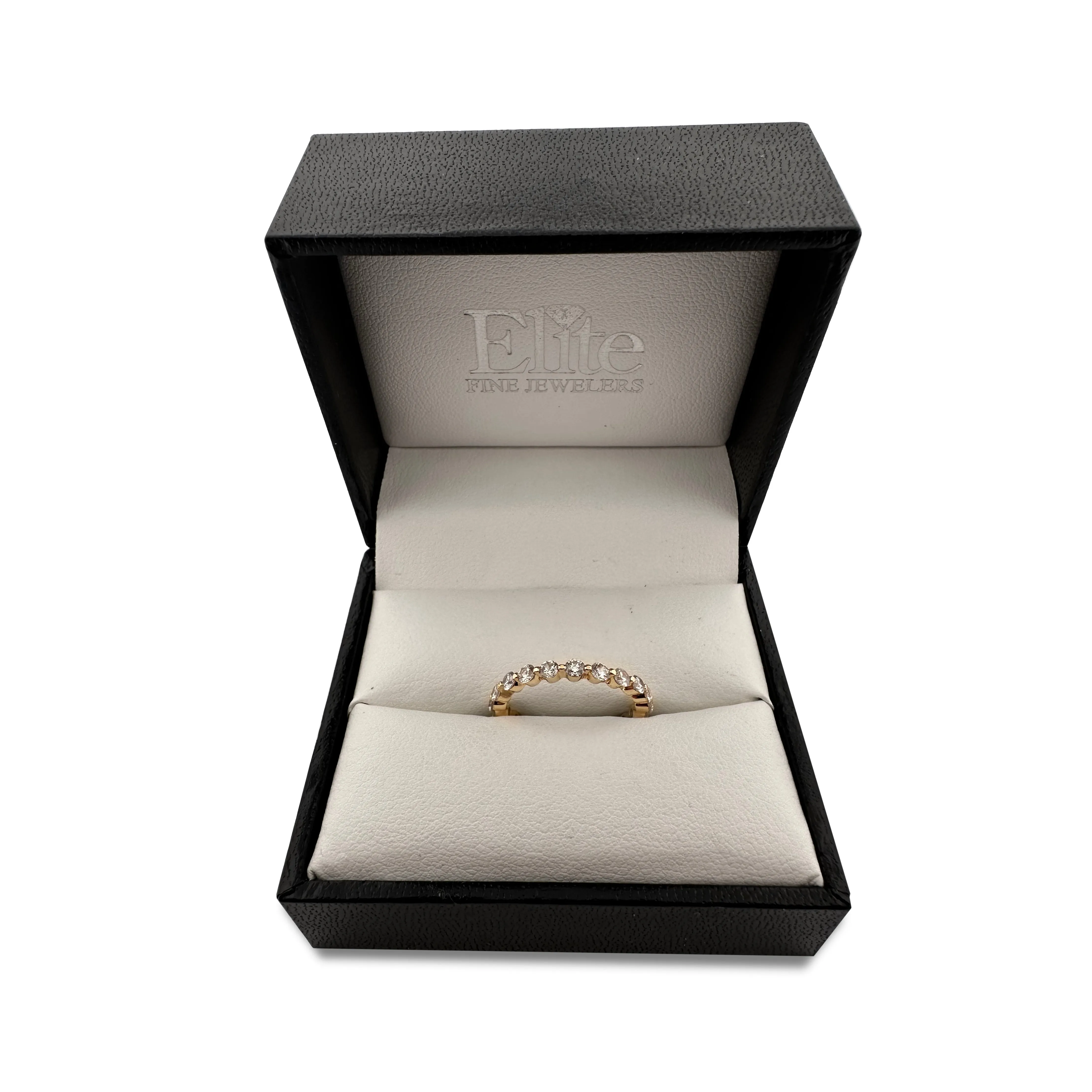 1.30ctw Single Shared Prong Diamond Eternity Band in 14 Karat Gold
