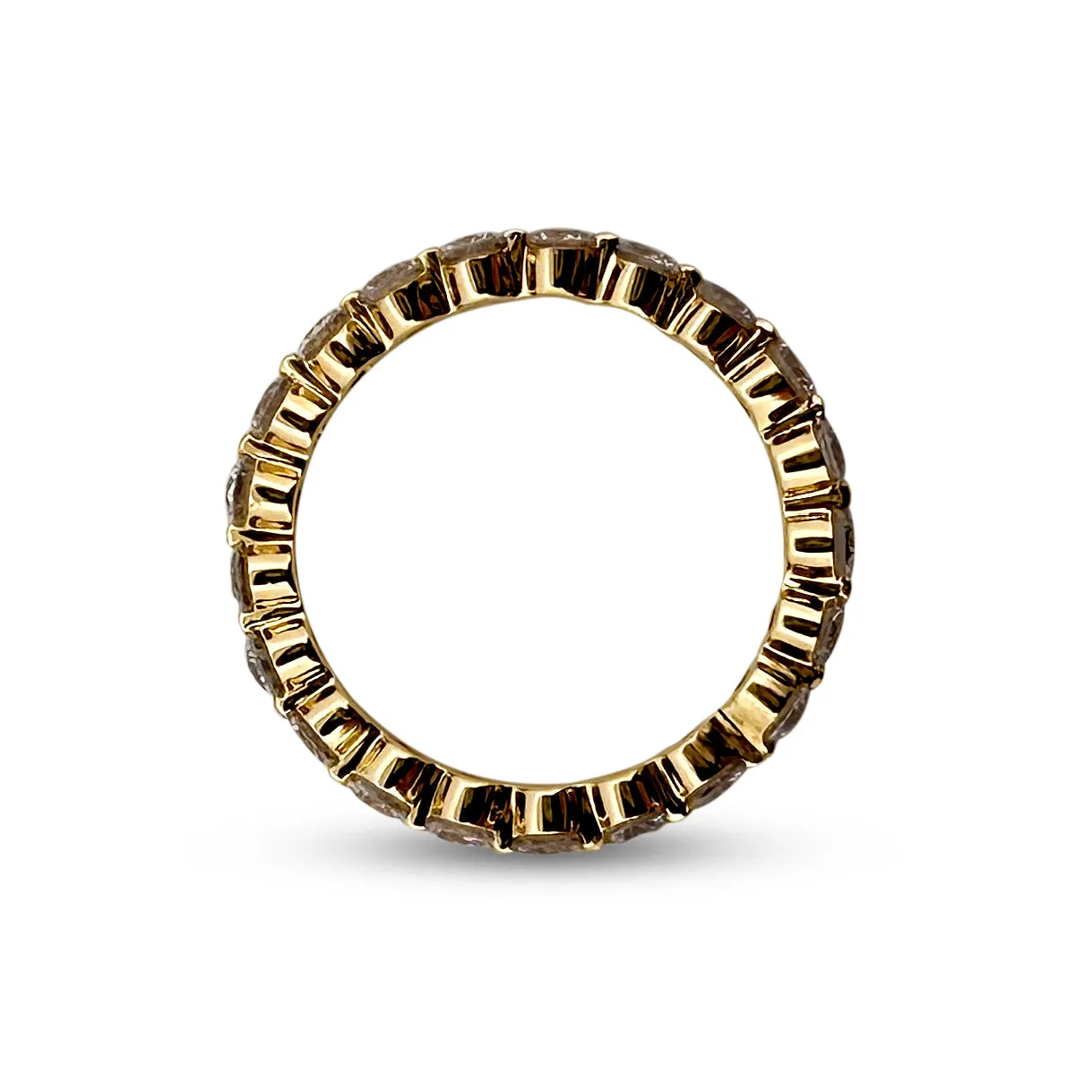 1.30ctw Single Shared Prong Diamond Eternity Band in 14 Karat Gold
