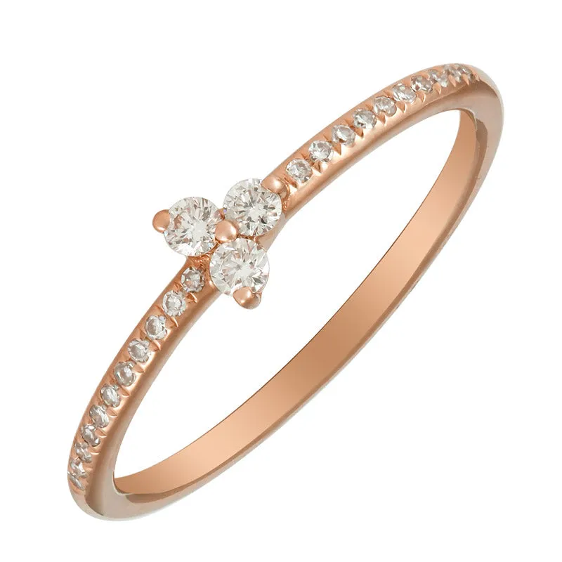 14k Gold Diamond Ring