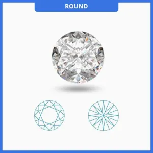 1.60CT K-L/SI3-I1 Round Cut Diamond MDL#D9025-16
