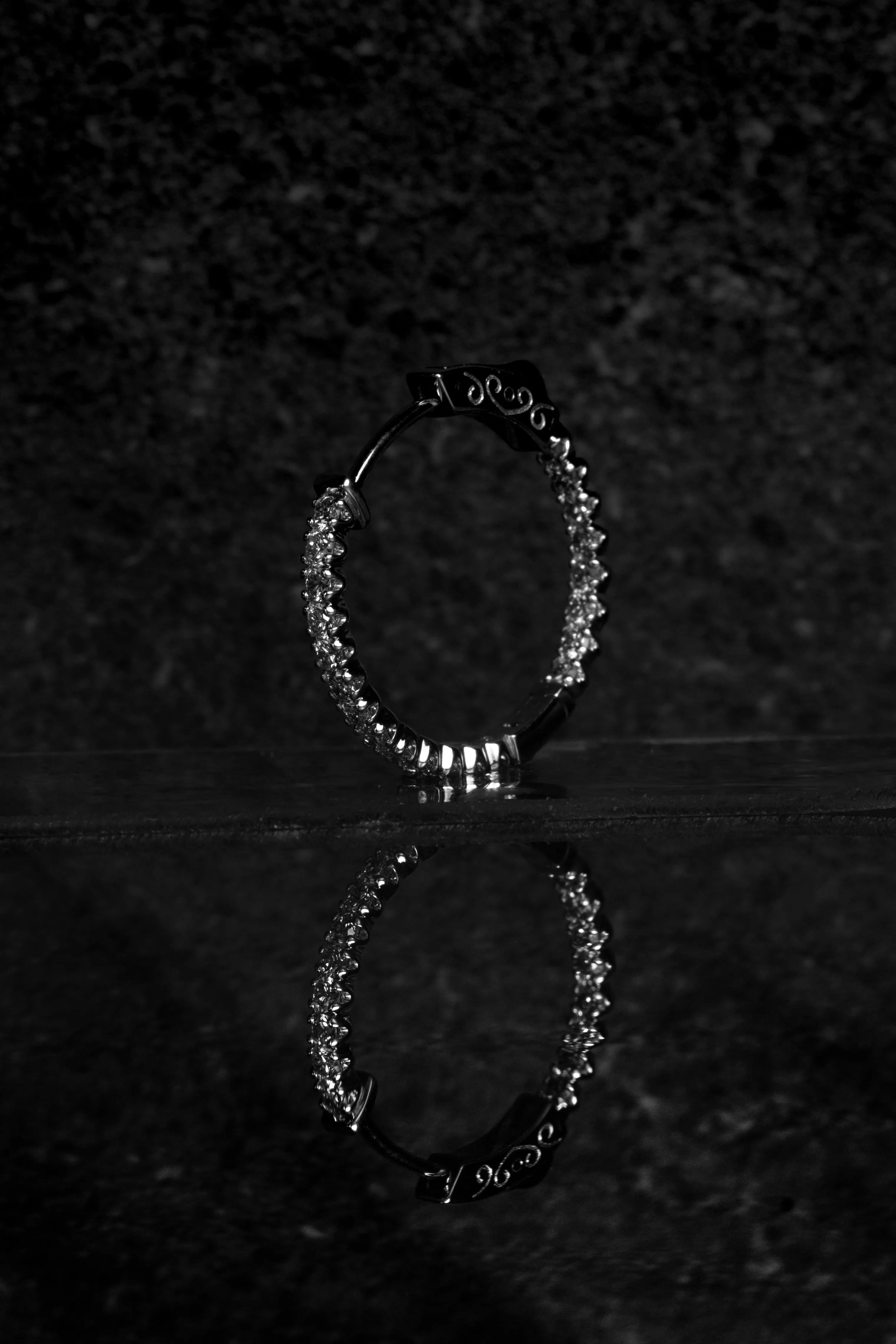1.79ctw Diamond Inside-Out Hoop Earrings in 14 Karat Gold