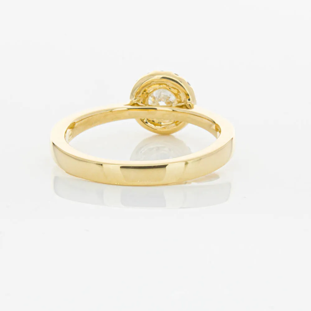 18ct Yellow Gold .52ct Diamond Nina Ring
