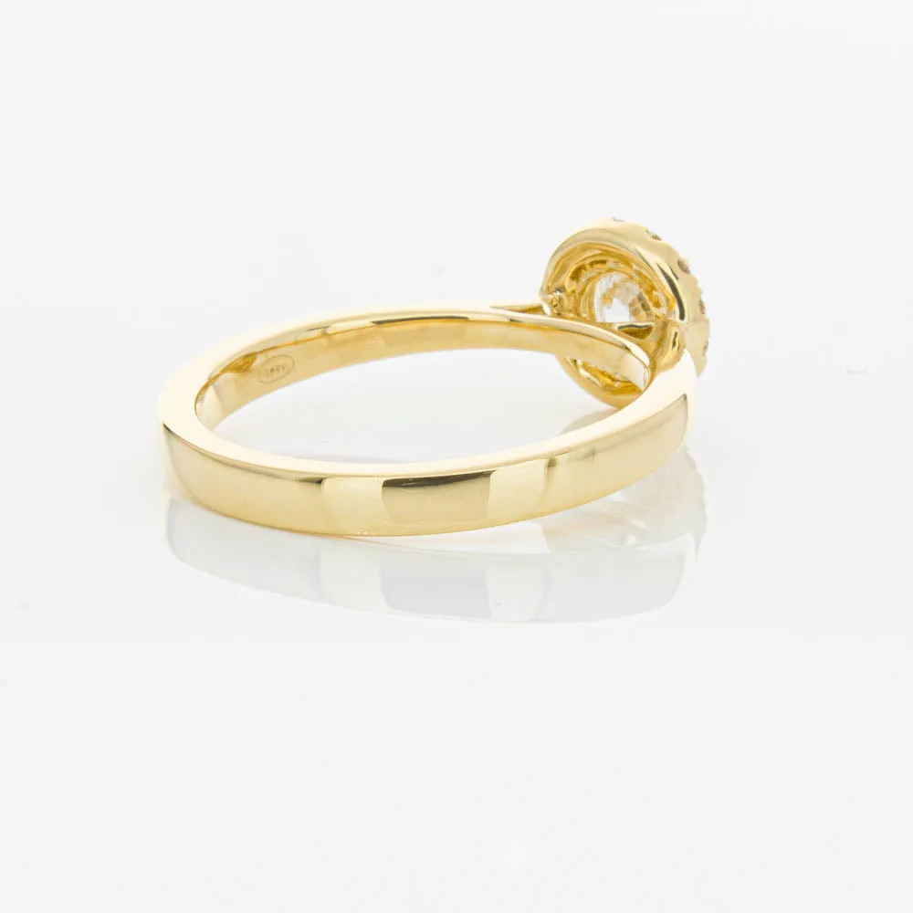 18ct Yellow Gold .52ct Diamond Nina Ring