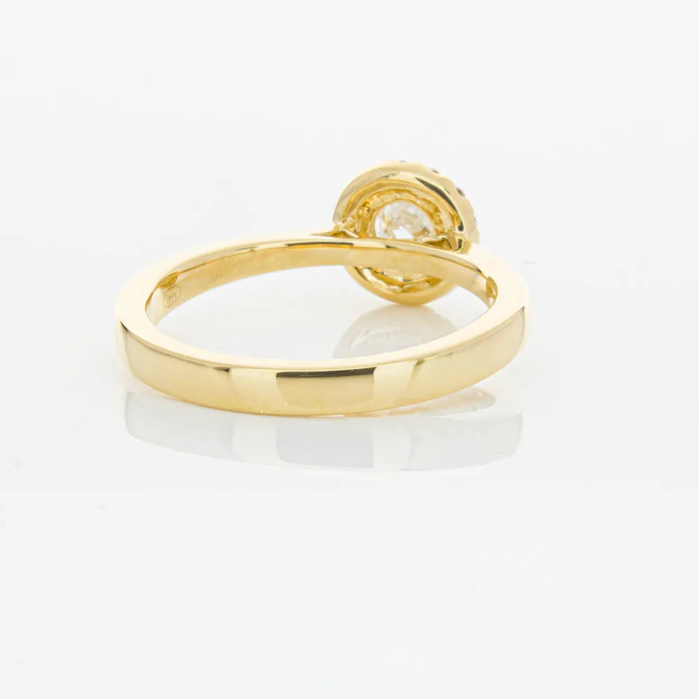 18ct Yellow Gold .52ct Diamond Nina Ring