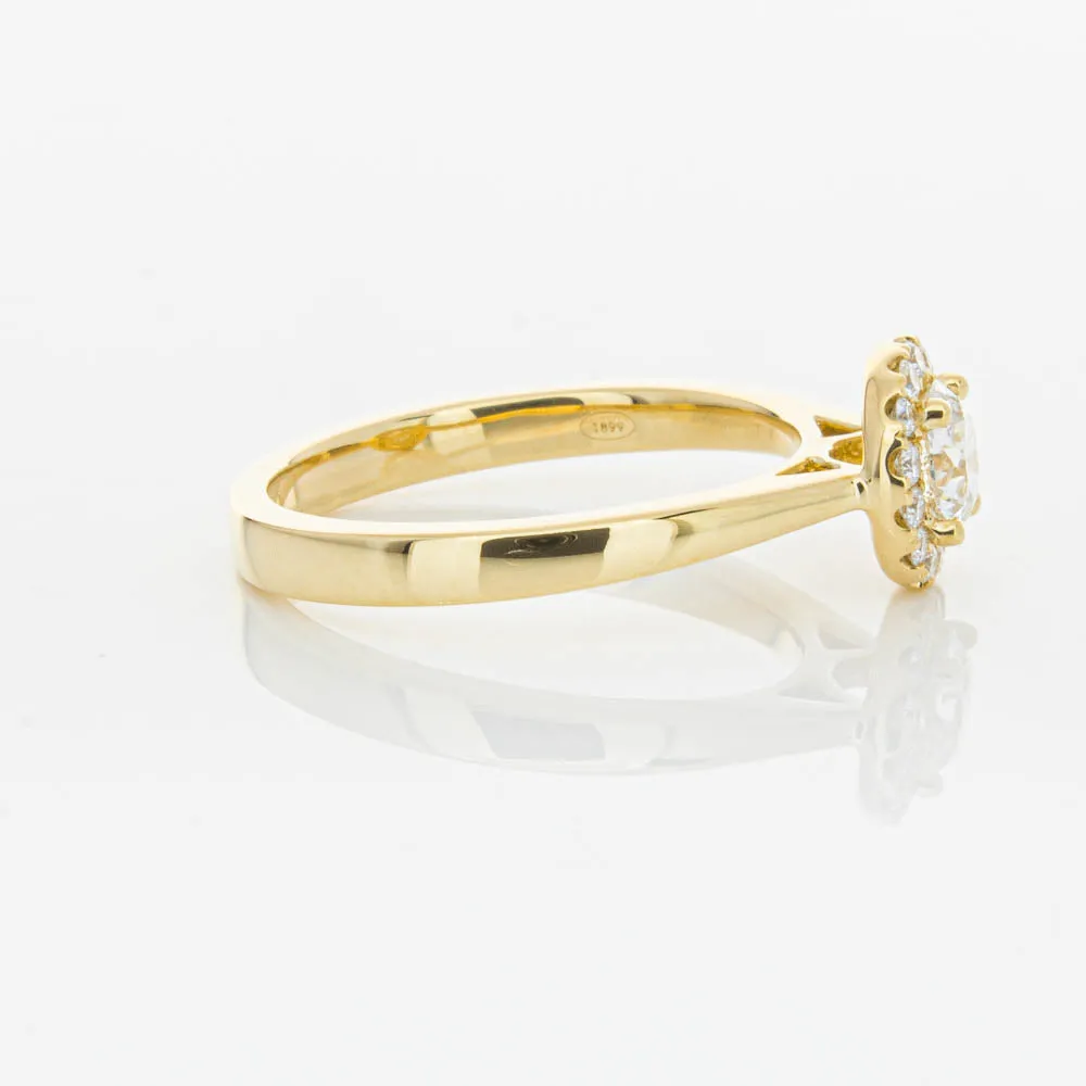 18ct Yellow Gold .52ct Diamond Nina Ring