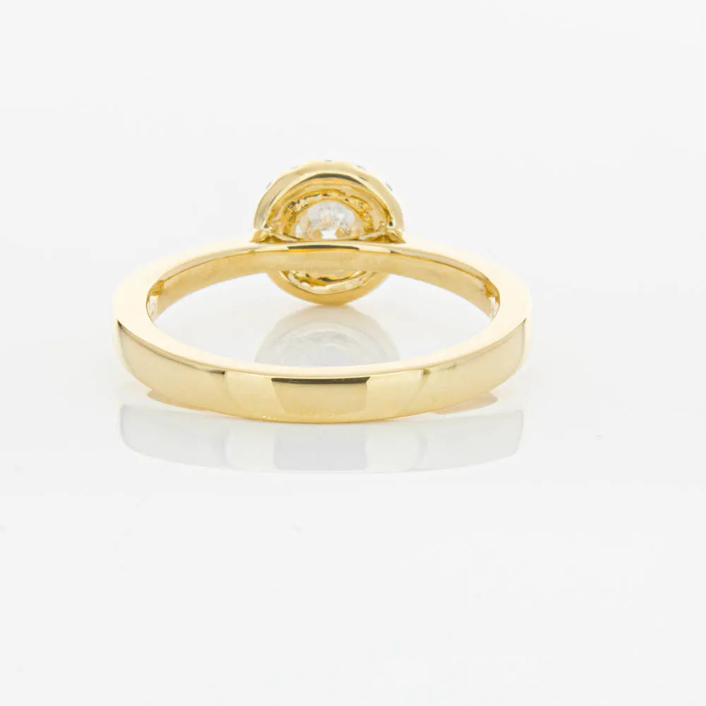 18ct Yellow Gold .52ct Diamond Nina Ring