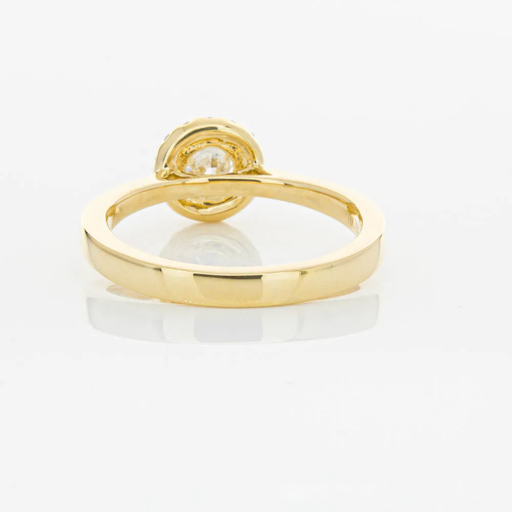 18ct Yellow Gold .52ct Diamond Nina Ring