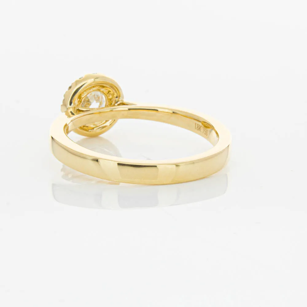18ct Yellow Gold .52ct Diamond Nina Ring