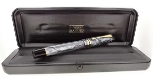 1998 PARKER GREY PEARL DUOFOLD CENTENNIAL FOUNTAIN PEN 18K FINE NIB NEVER INKED NOS