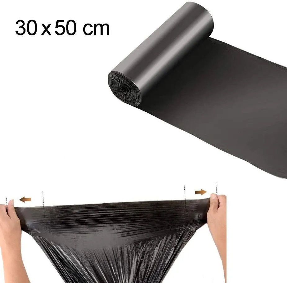 30x50in 10pcs Multipurpose DIY Big Black Polythene Bags for Art & Crafts