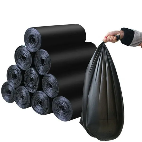 30x50in 10pcs Multipurpose DIY Big Black Polythene Bags for Art & Crafts