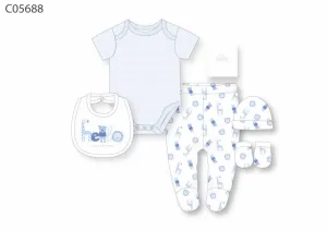 6pc Mesh Bag Gift Set - Hello (NB-6m) (PK4) C05688