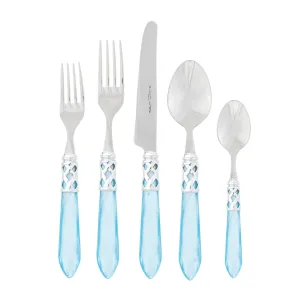 Aladdin Brilliant Light Blue Five-Piece Place Setting