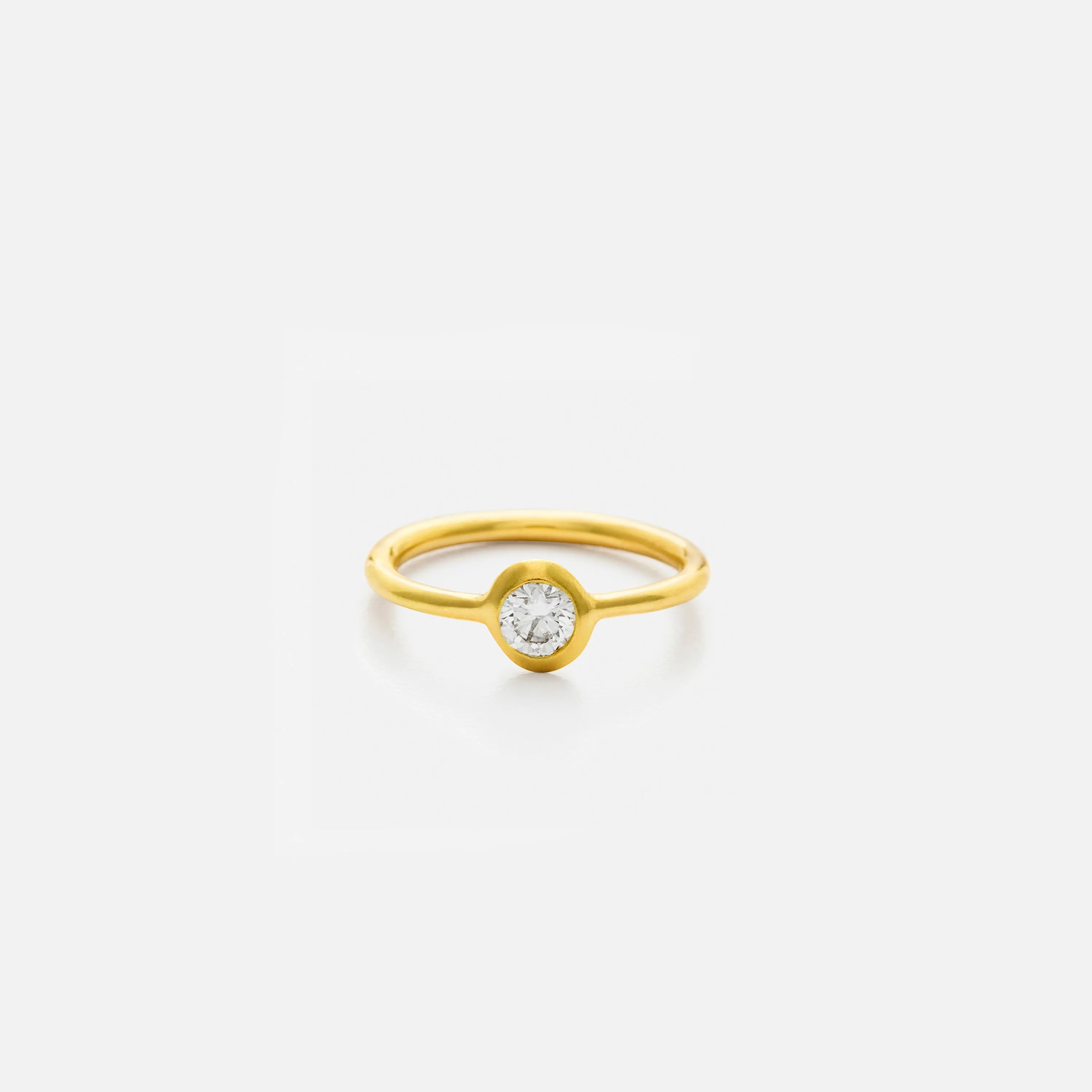 Amalia, with Brilliant Diamond, 19K Gold