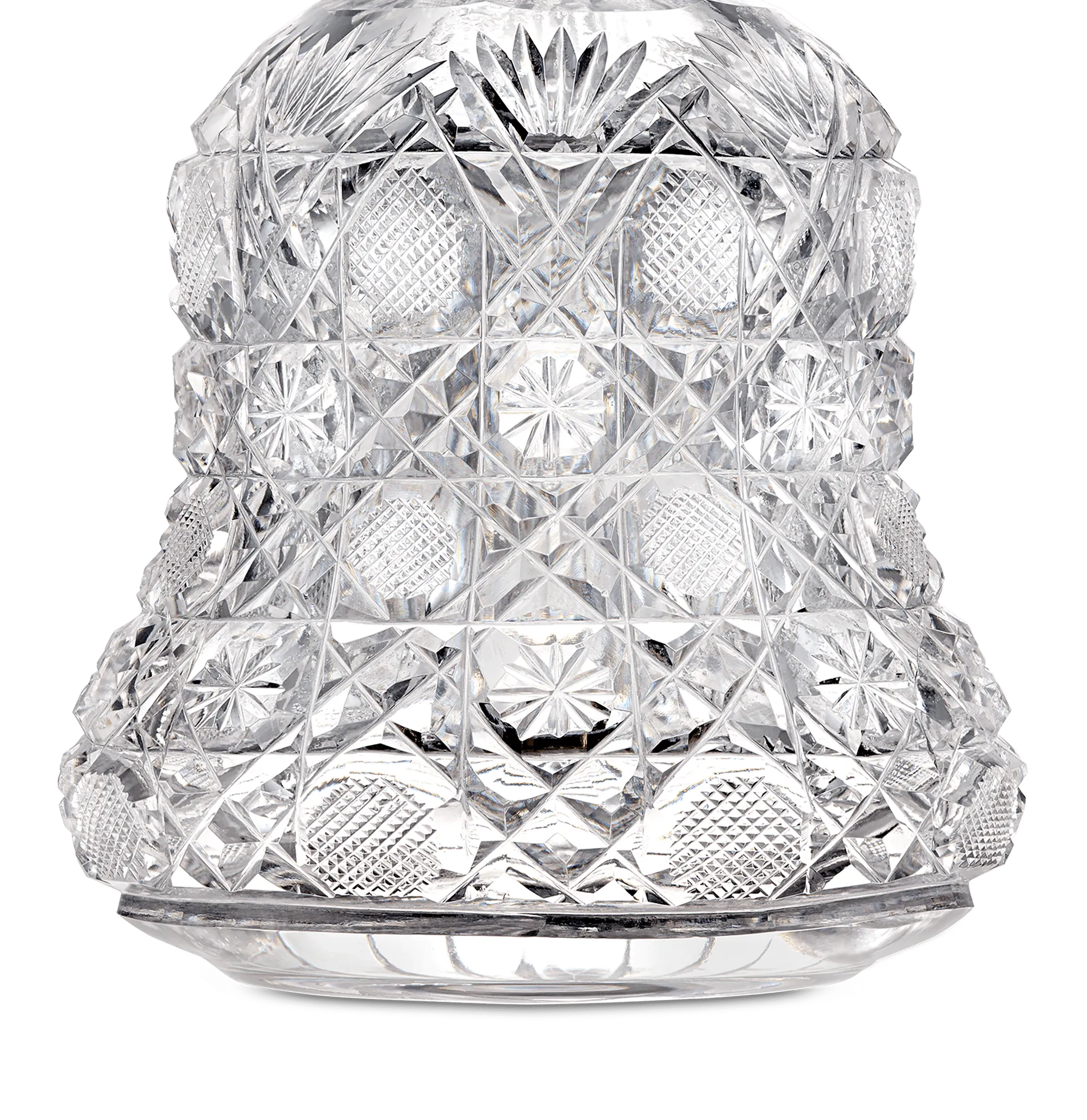 American Brilliant Period Cut Glass Cruet Bottle