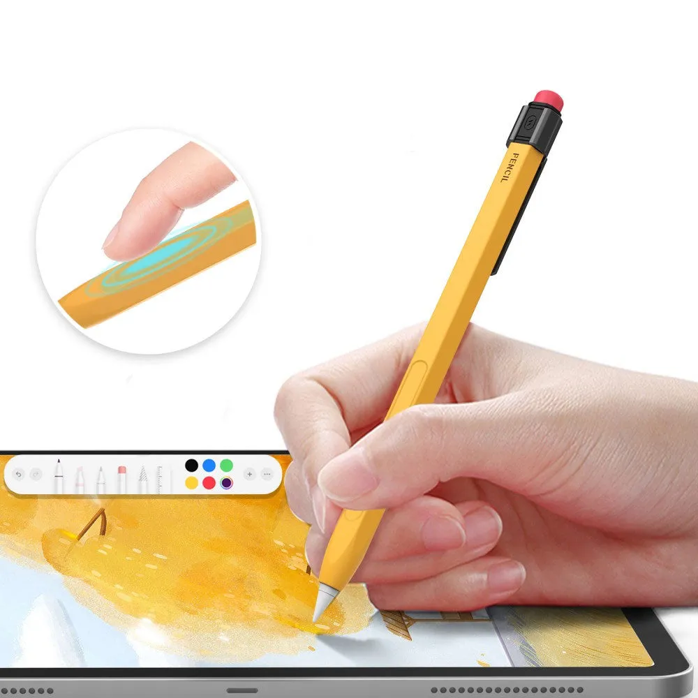 Apple Pencil (2nd Generation / Pro) Silicone Protective Cover Pencil Design - Blue