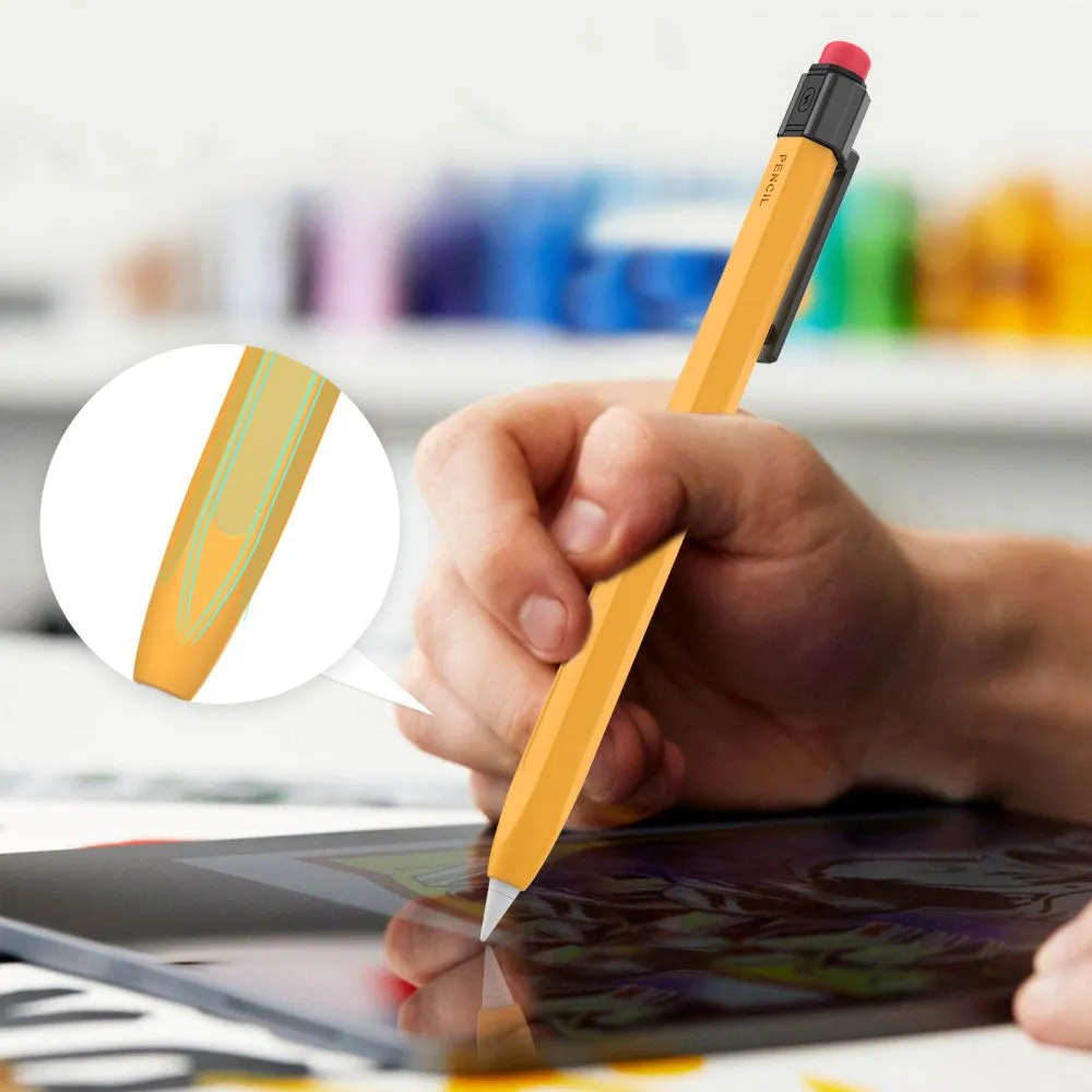 Apple Pencil (2nd Generation / Pro) Silicone Protective Cover Pencil Design - Blue