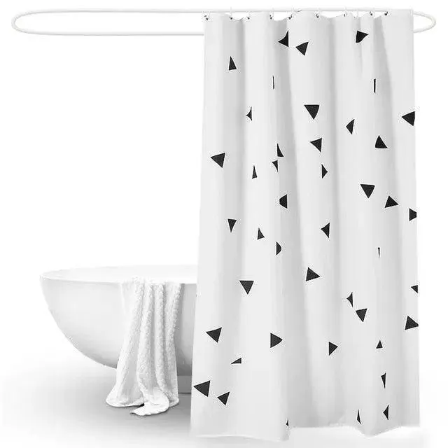 Artistic 3D Waterproof Shower Curtain with Striking Visuals