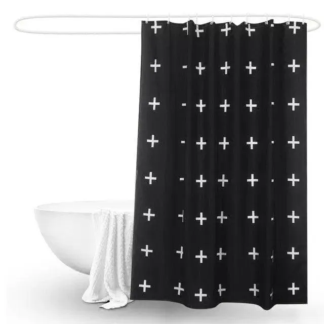 Artistic 3D Waterproof Shower Curtain with Striking Visuals