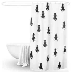 Artistic 3D Waterproof Shower Curtain with Striking Visuals