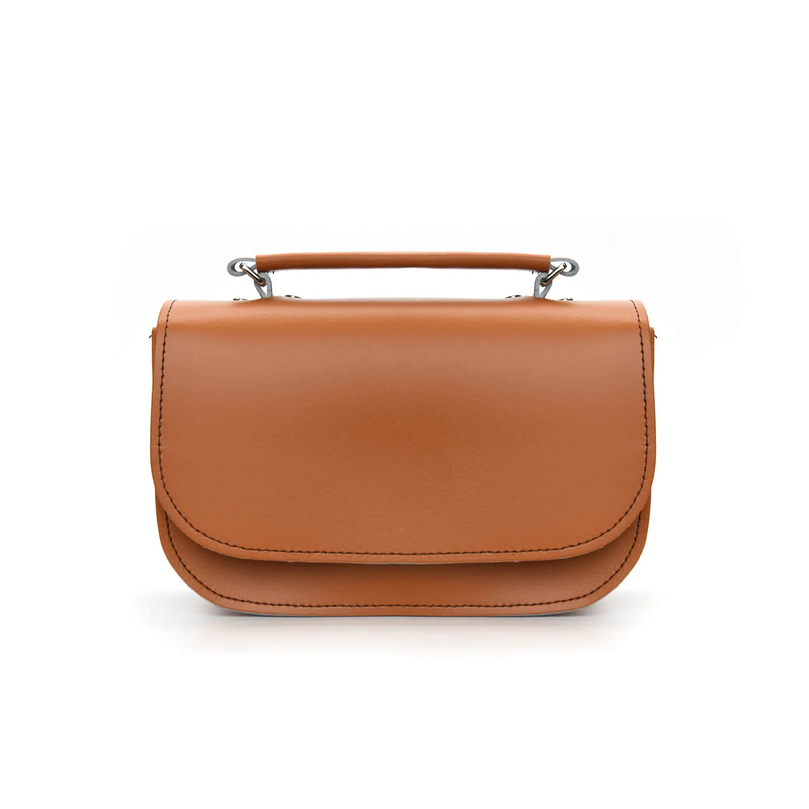 Aura Handmade Leather Bag - Burnt Orange