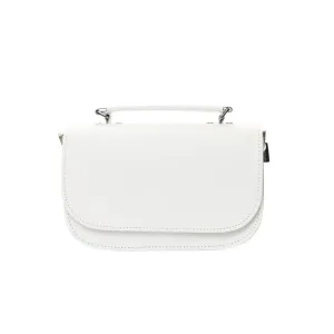 Aura Handmade Leather Bag - White