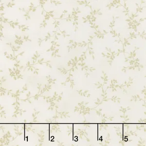Avery Hill - Blossom Branches Ivory Yardage
