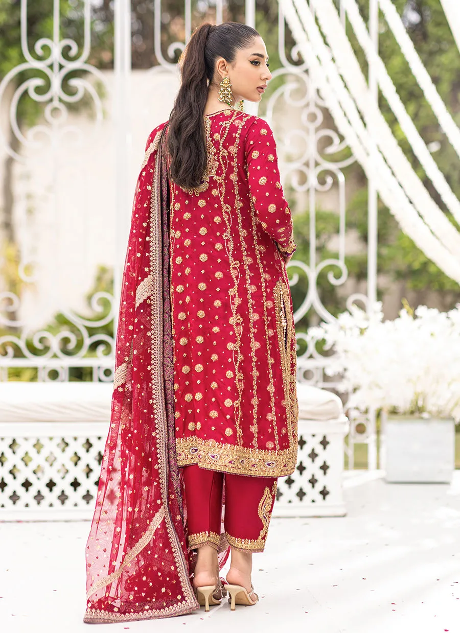 Azeeta Festive Couture - Tara Deep Red Kurta