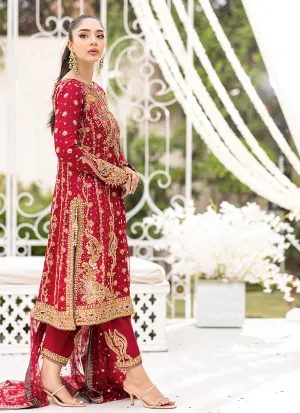 Azeeta Festive Couture - Tara Deep Red Kurta