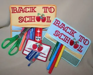 Back to School Pencil Pocket
