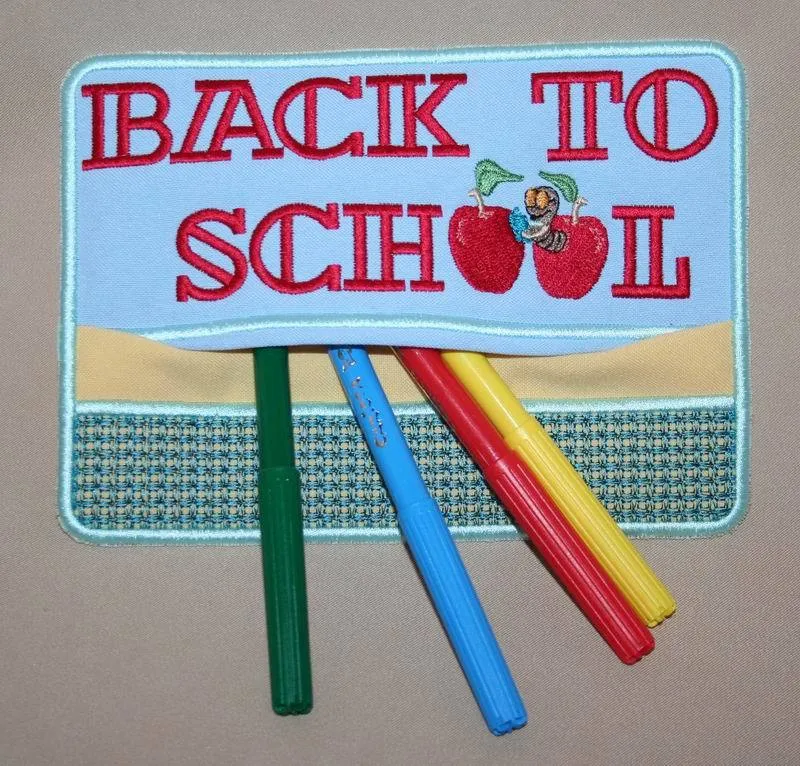 Back to School Pencil Pocket