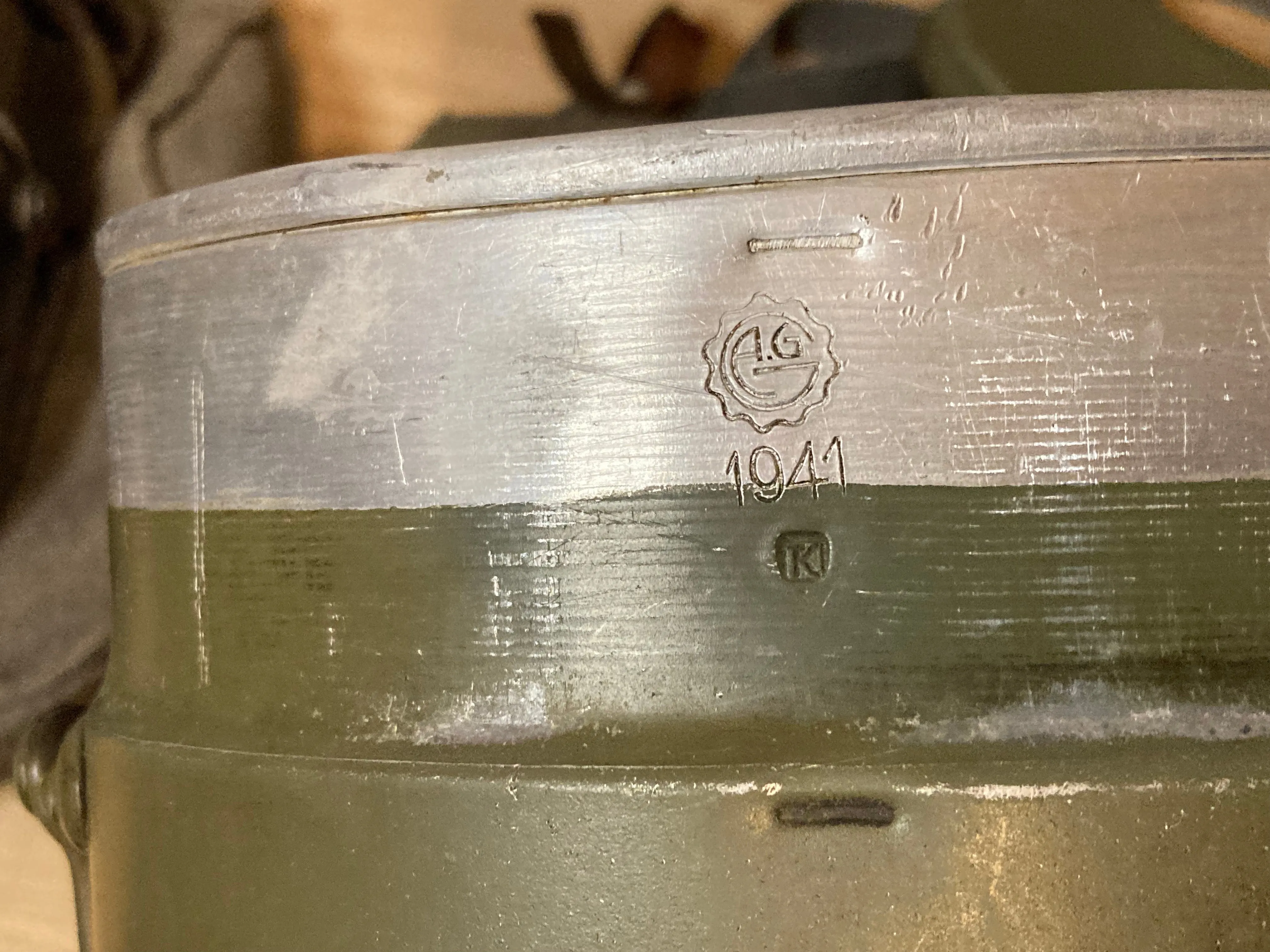 Bag, Swiss Army Bread Bag and Mess Kit (Gamelle) 1941 & 44