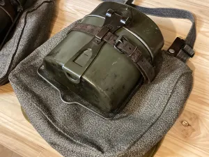 Bag, Swiss Army Bread Bag and Mess Kit (Gamelle) 1941 & 44
