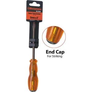 Bernmann Tang-Thru Screwdriver with Striking Cap