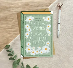 Blooming Brilliant Friend Card