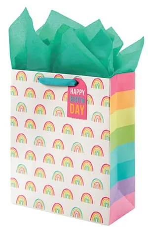 Brights Rainbow Large Gift Bag