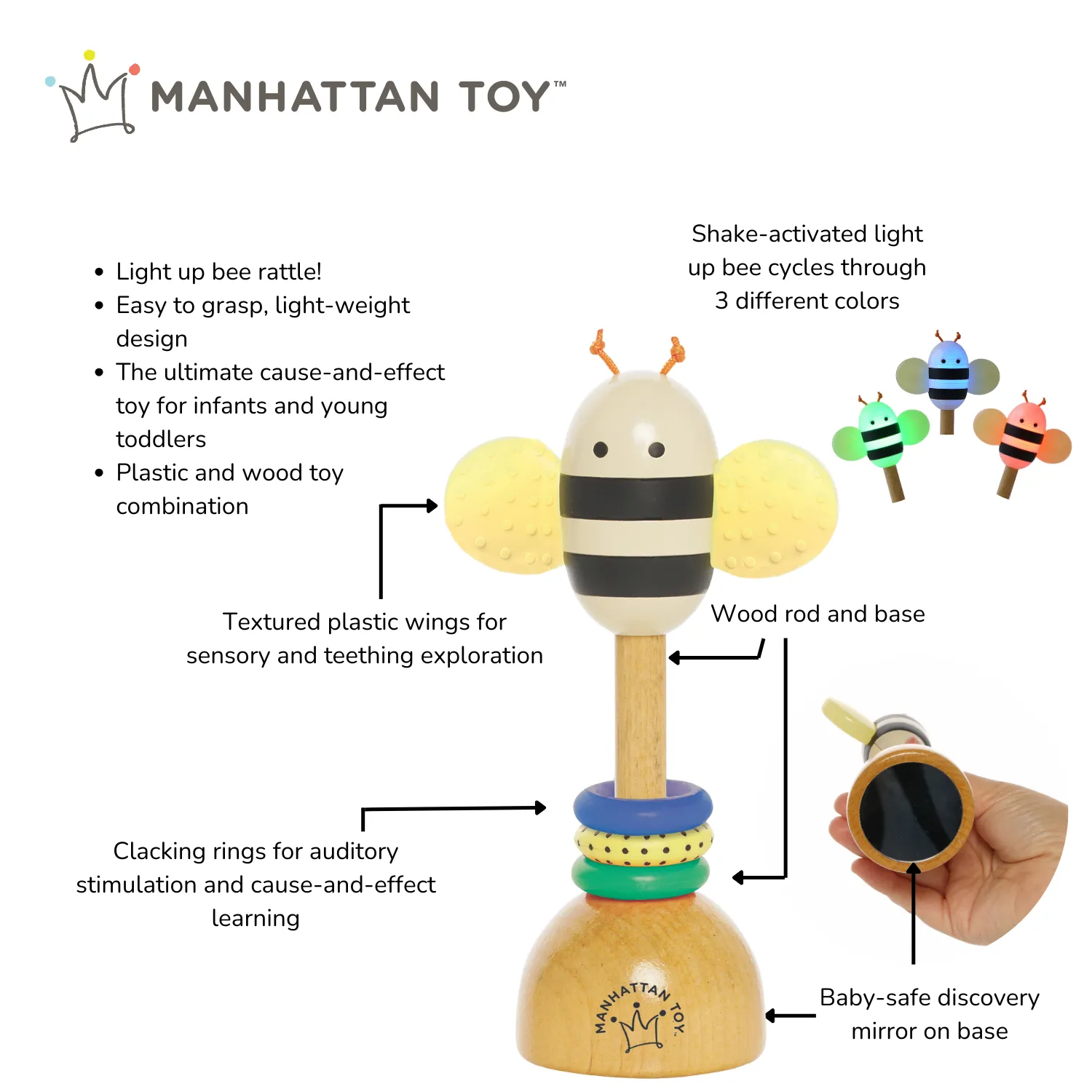 Brilliant Bee - light up