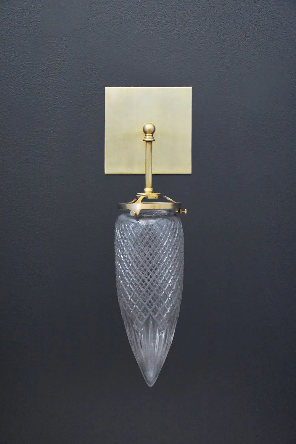 Brilliant Glass Drop Sconce