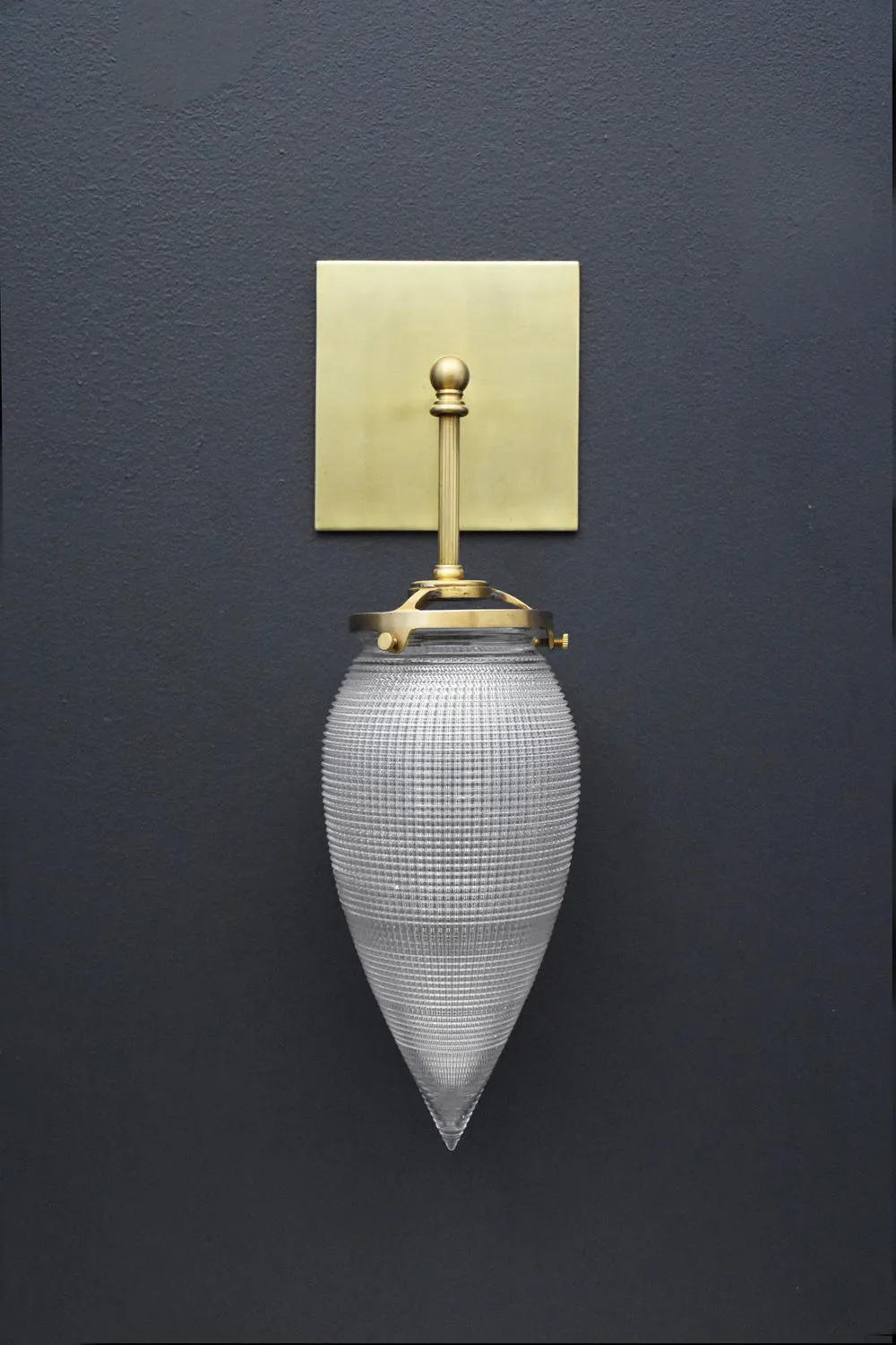 Brilliant Glass Drop Sconce