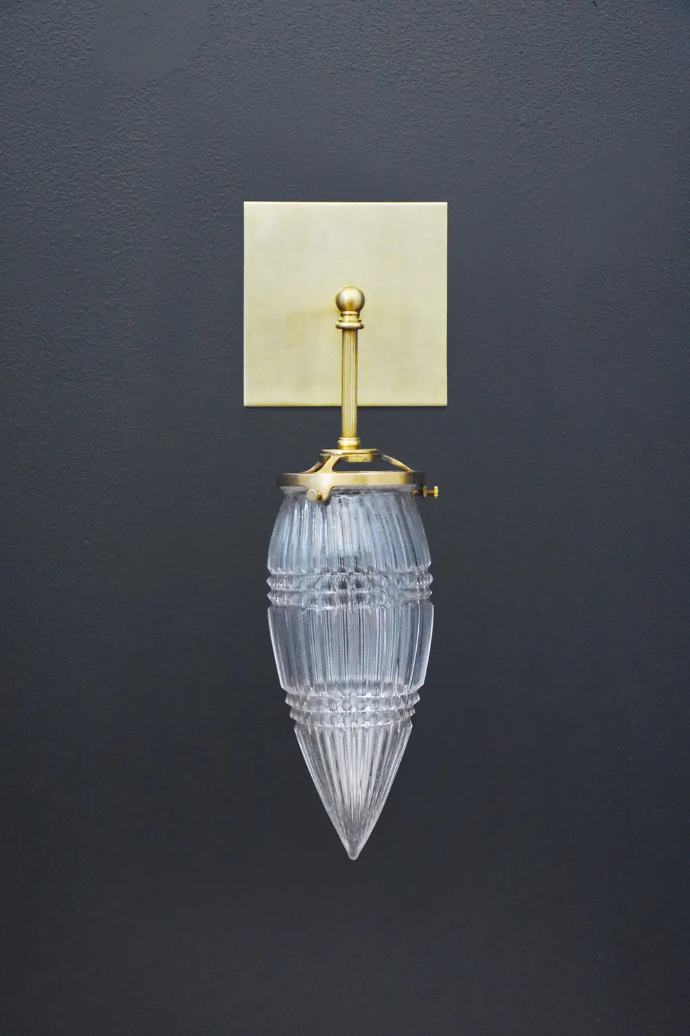 Brilliant Glass Drop Sconce