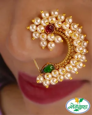 BRILLIANT PEARL BEADS NATH