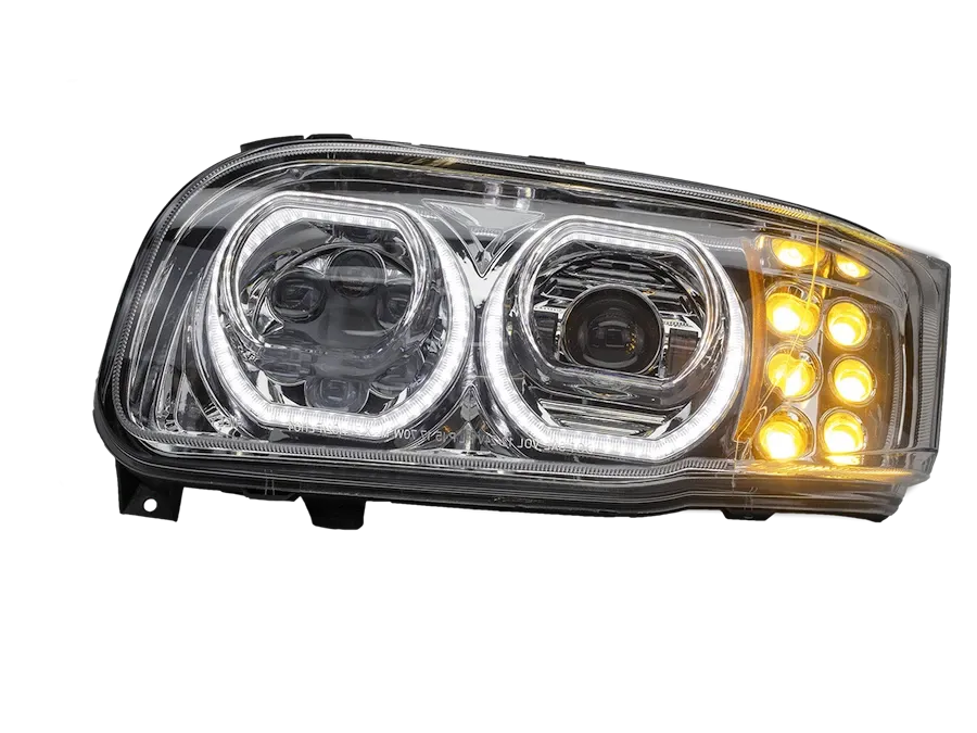 Brilliant Peterbilt 388, 389 LED Headlight 08-18