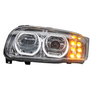 Brilliant Peterbilt 388, 389 LED Headlight 08-18