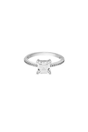 Brilliant Quadra Ring Silver